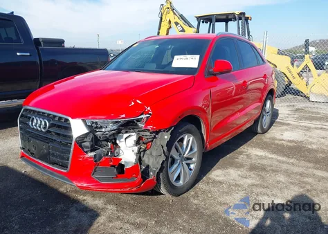 2017 Audi Q3 2.0T Premium from USA, damaged, VIN WA1BCCFS8HR004180